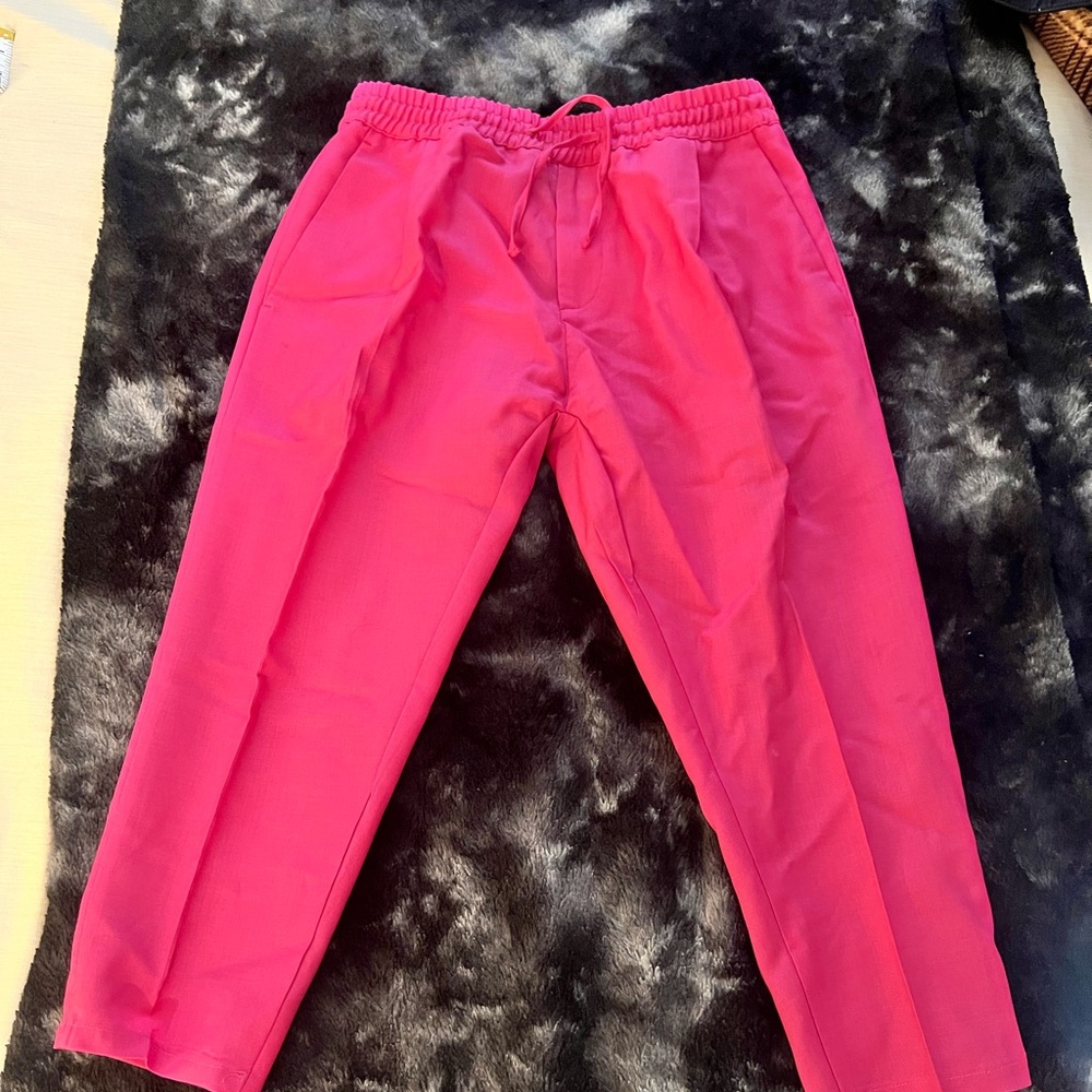 Versace Men's Vibrant Pink 3/4 pants